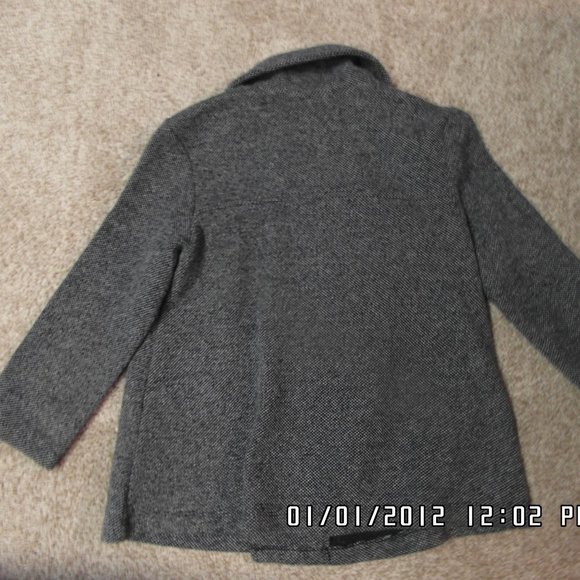 Grey pea coat - Picture 3 of 3